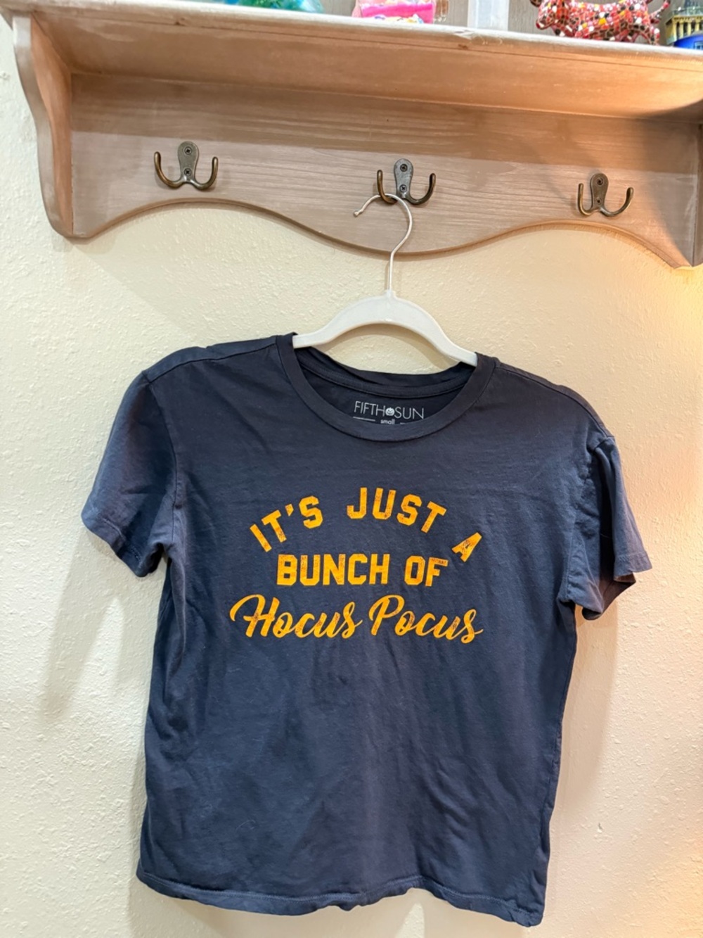 Fifth Sun Navy Tee with Yellow Graphic